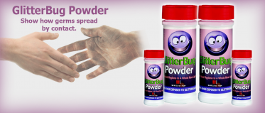 GlitterBug Powder - Show how germs spread by contact